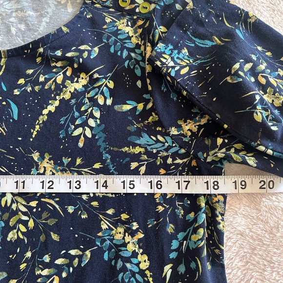 Appleseed’s Women’s Whispering Wheat Tea 3/4 top. Size P/S - Picture 6 of 10